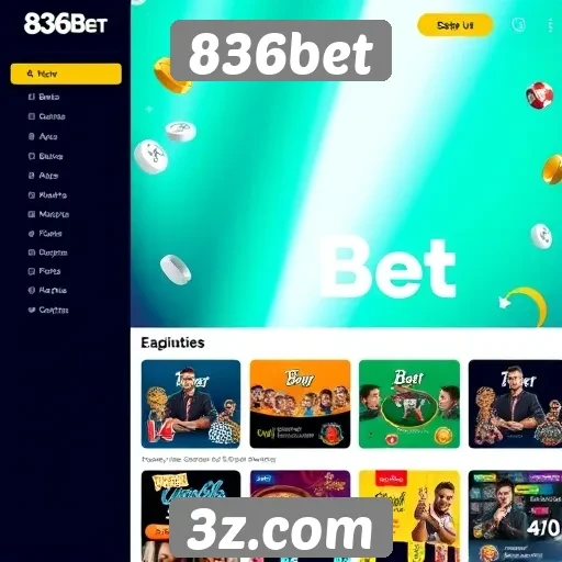 Novo design do site 836bet melhora experiência do jogador