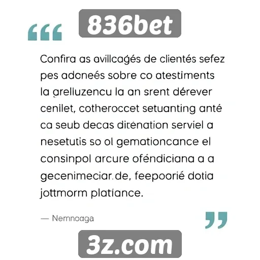 Avaliações de clientes sobre o atendimento da 836bet